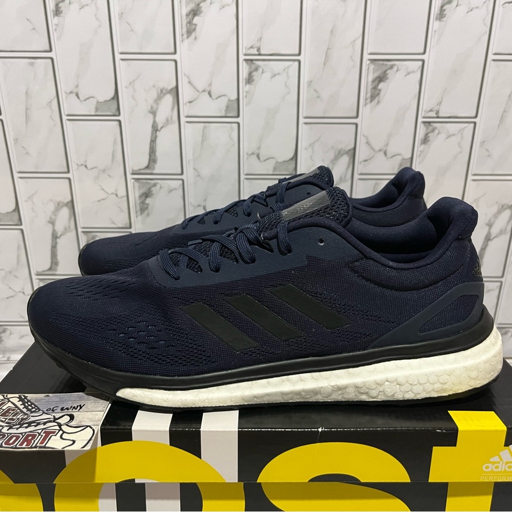 New Adidas Response LT Boost Navy Blue Running Shoes Ultra Boost Gym Training